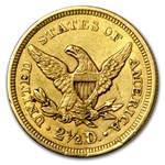 $2.50 Liberty Gold Quarter Eagle (Cleaned)