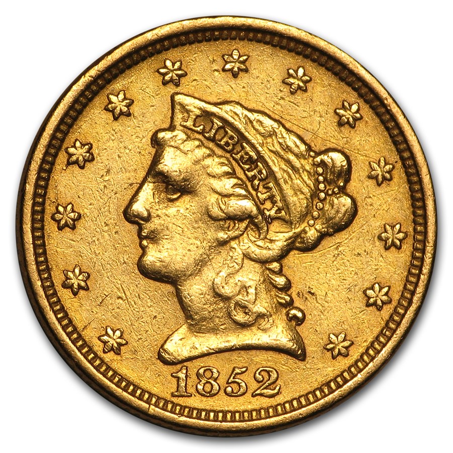 $2.50 Liberty Gold Quarter Eagle (Damaged)