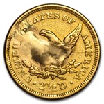 $2.50 Liberty Gold Quarter Eagle (Damaged)
