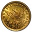 $2.50 Liberty Gold Quarter Eagle MS-61 NGC/PCGS