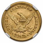 $2.50 Liberty Gold Quarter Eagle MS-65 NGC/PCGS