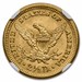$2.50 Liberty Gold Quarter Eagle MS-65 NGC/PCGS
