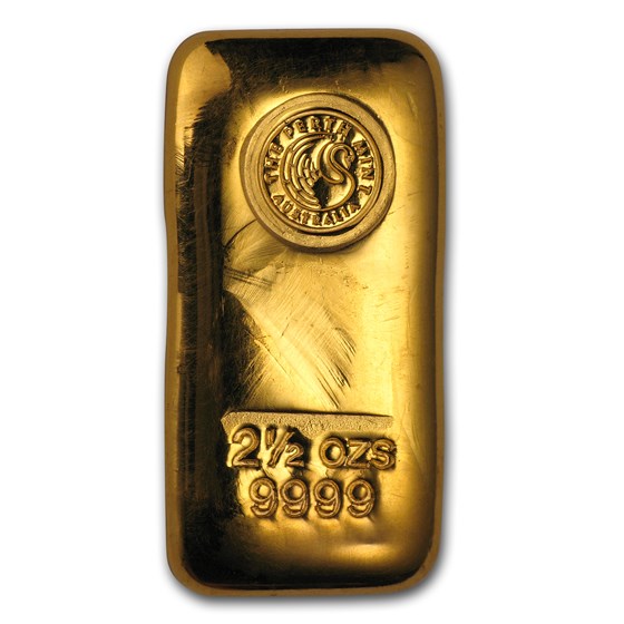 2.50 oz Gold Bar - Perth Mint 2.50 oz Gold Bar - Perth Mint