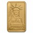 2 gram Gold Bar - Credit Suisse Statue of Liberty (Classic Assay)