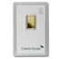 2 gram Gold Bar - Credit Suisse Statue of Liberty (New Assay)