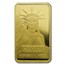2 gram Gold Bar - Credit Suisse Statue of Liberty (New Assay)