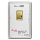 2 gram Gold Bar - Credit Suisse Statue of Liberty (New Assay)