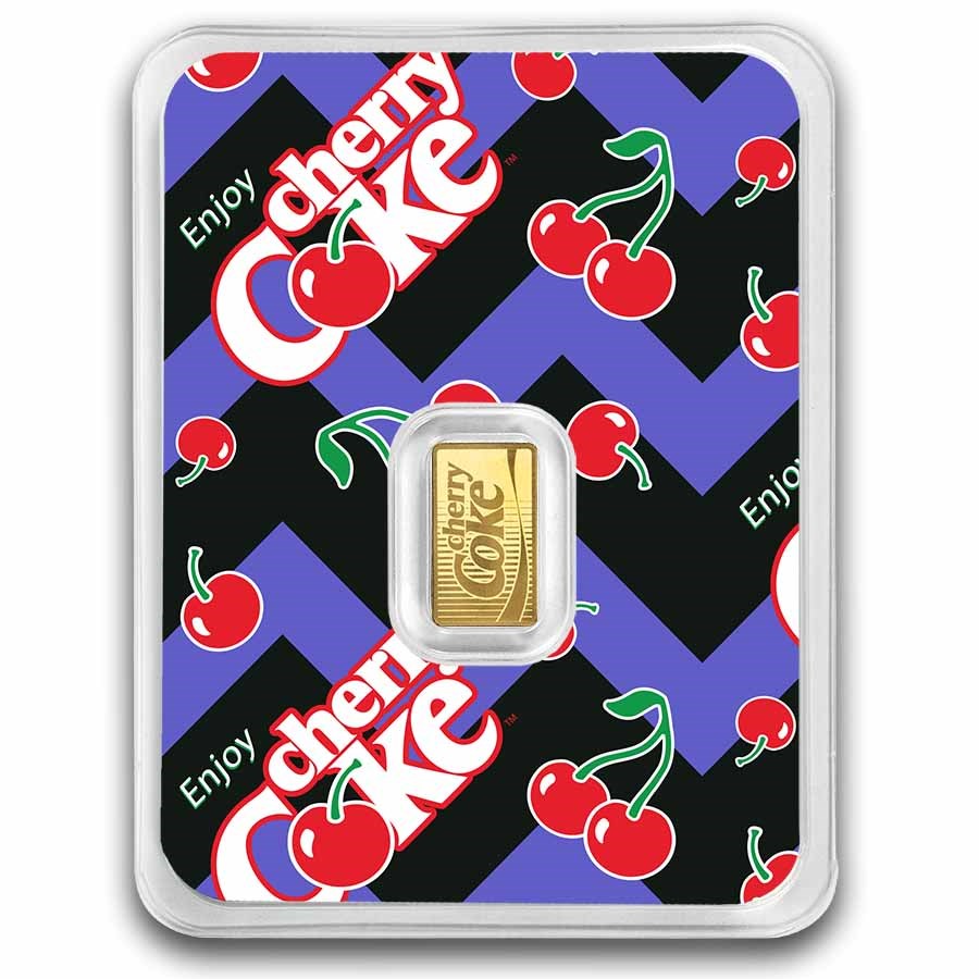 2 gram Gold Bar in TEP - Coca-Cola® Cherry Coke