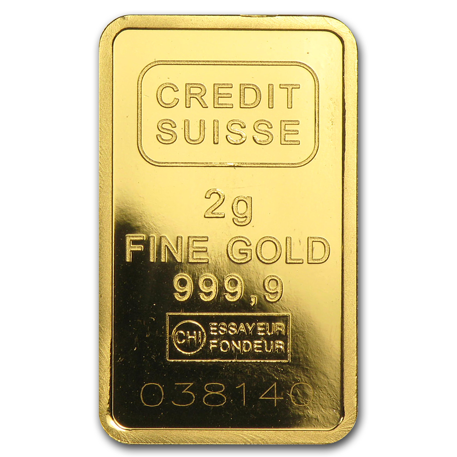 2 gram Gold Bar - Secondary Market (Loose, Retail Friendly)