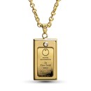 2 gram Gold Pendant - Austrian Mint Pendant w/CZ