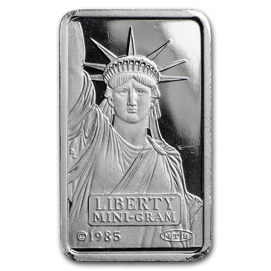 2 gram Platinum Bar - Secondary Market