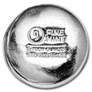 2 oz Cast-Poured Silver Round - 9Fine Mint