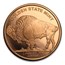 2 oz Copper Round - Buffalo