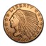 2 oz Copper Round - Incuse Indian