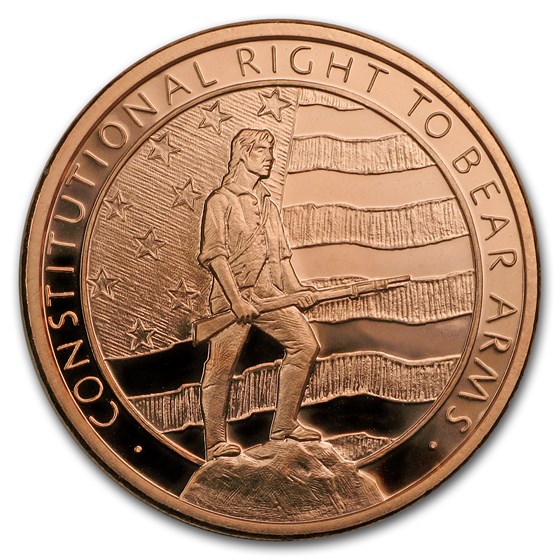 2 oz Copper Round - Second Amendment 2 oz Copper Round - Second Amendment
