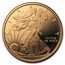 2 oz Copper Round - Walking Liberty