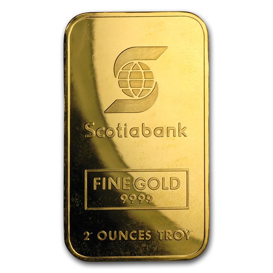 2 oz Gold Bar - Johnson Matthey (Scotiabank) 2 oz Gold Bar - Johnson Matthey (Scotiabank)
