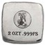 2 oz Hand Poured Silver Bar - Live Free or Die Skull & Guns