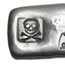 2 oz Hand Poured Silver Bar - PG & G (Skull & Bones)