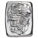 2 oz Hand Poured Silver - Ghost Lantern