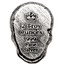 2 oz Hand Poured Silver - Human Skull