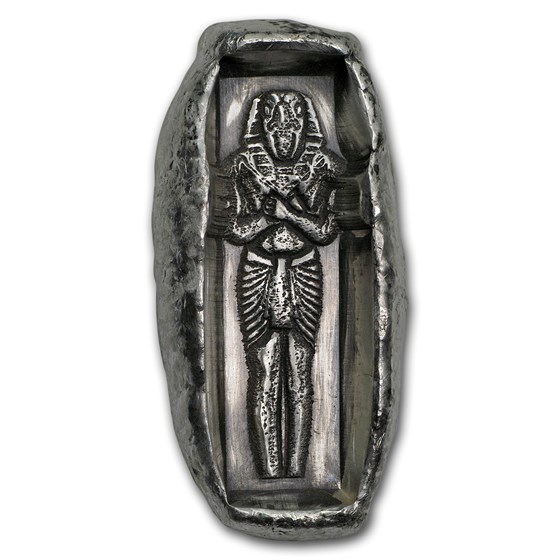 2 oz Hand Poured Silver Relic Bar - Egyptian Tomb: Horus 2 oz Hand Poured Silver Relic Bar - Egyptian Tomb: Horus
