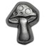 2 oz Hand Poured Silver Shroom
