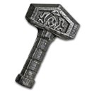 2 oz Hand Poured Silver - Viking Hammer