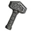 2 oz Hand Poured Silver - Viking Hammer