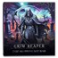 2 oz Premium Cast Antique Silver Bar - Grim Reaper