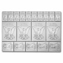 2 oz Silver Bar - SMI Breakway Prepper Eagle Bar (.9999 Fine)