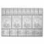 2 oz Silver Bar - SMI Breakway Prepper Eagle Bar (.9999 Fine)