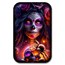 2 oz Silver Cast Bar Dia de Los Muertos (With Box & COA)