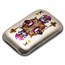 2 oz Silver Cast Bar Poker Cards: King of Clubs (w/ Box & COA)
