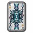 2 oz Silver Cast Bar Poker Cards: King of Diamonds (w/ Box & COA)