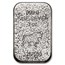 2 oz Silver Cast Bar Poker Cards: King of Spades (With Box & COA)