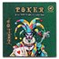2 oz Silver Cast Bar Poker Cards: The Joker (w/ Box & COA)