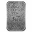 2 oz Silver Cast Bar Terminator and Fox (w/ Box & COA)