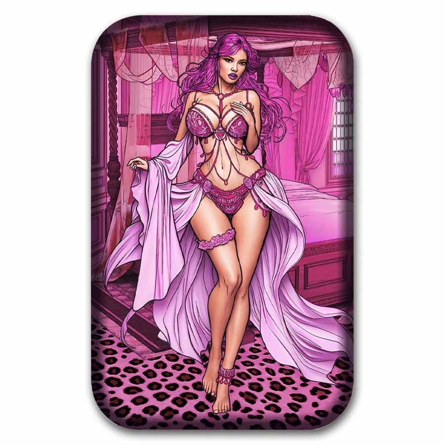 2 oz Silver Cast Bar The Seven Deadly Sins: Lust (w/ Box & COA)