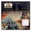 2 oz Silver Cast Bar White Horse (With Box & COA; no sleeve)