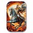 2 oz Silver Cast Bar White Horse (With Box & COA; no sleeve)