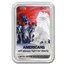 2 oz Silver Color Proof Bar - WWII Iconic War Posters: The Fight