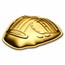 2 oz Silver Gold Gilded Major League 3D Baseball Glove (w/Box)