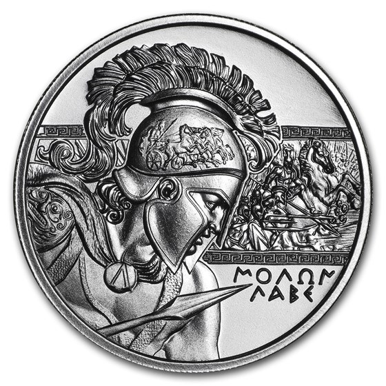 2 oz Silver High Relief Round - Molon Labe (Type 1)