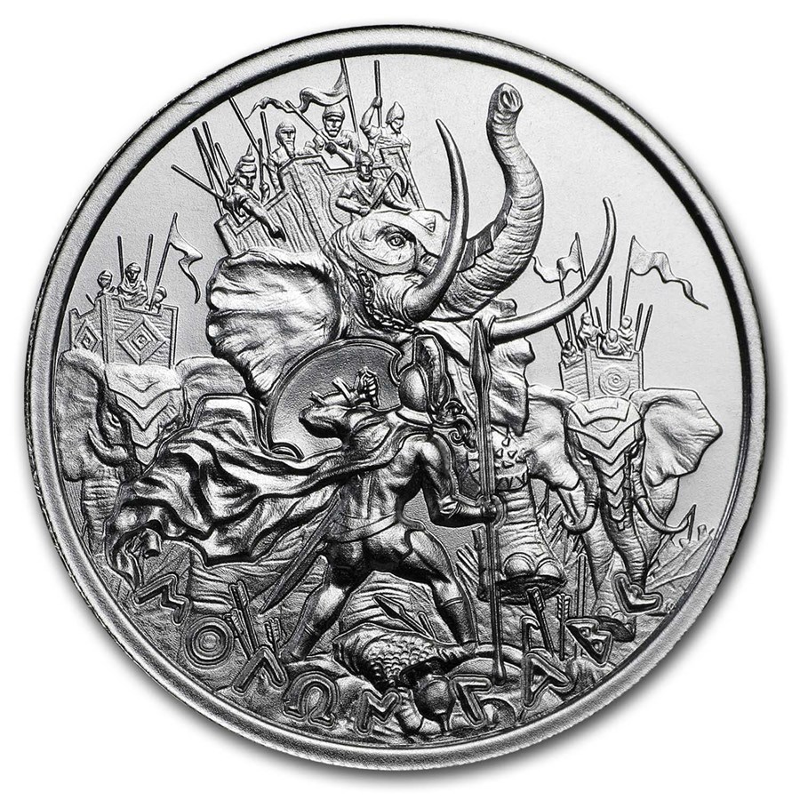 2 oz Silver High Relief Round - Molon Labe (Type 4)