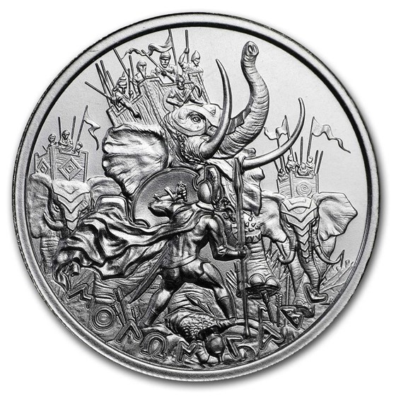 2 oz Silver High Relief Round - Molon Labe (Type 4) 2 oz Silver High Relief Round - Molon Labe (Type 4)