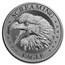 2 oz Silver High Relief Round - Screaming American Eagle