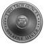 2 oz Silver High Relief Round - Screaming American Eagle
