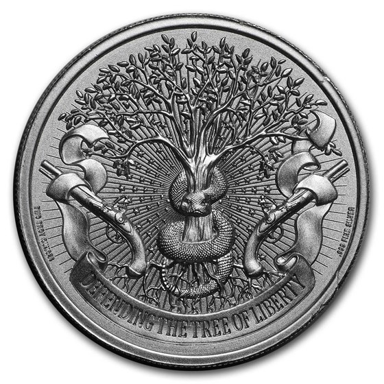 Liberty Tree Silver Rounds Buy 2 oz Silver Sons of Liberty - Liberty Tree HR | APMEX