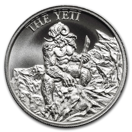 2 oz Silver High Relief Round - The Yeti 2 oz Silver High Relief Round - The Yeti